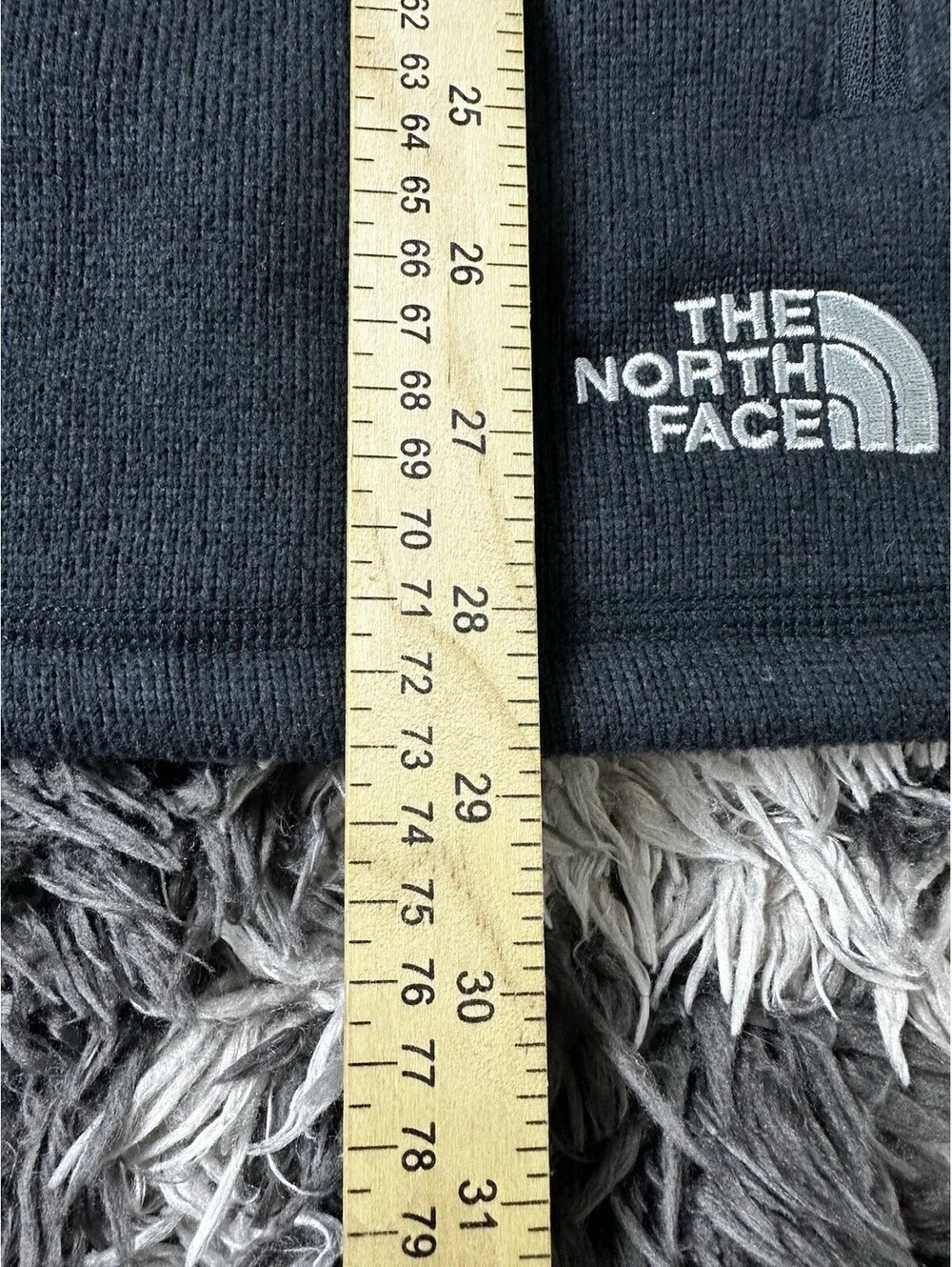 The North Face Mens XL Fleece Vest Black Full Zip Kyber Herbicide Corporate